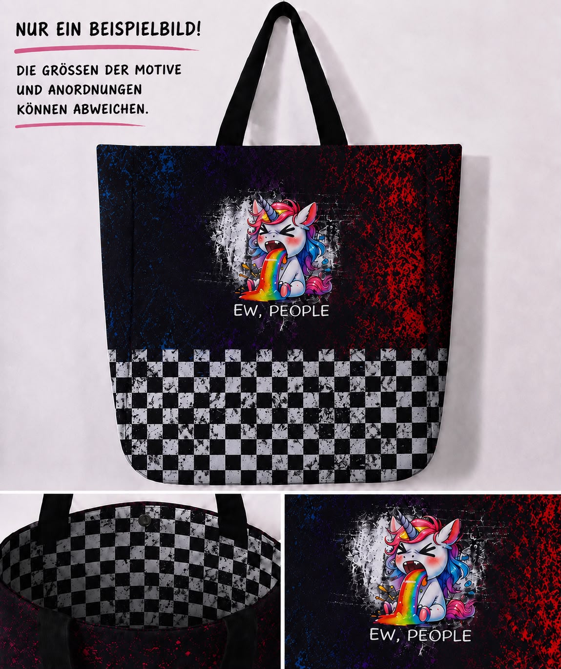 SelbstNäh-SchnäppchenGlück Tasche Ew People