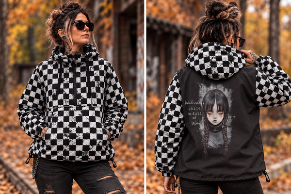 Nähpaket SelbstNäh-SchnäppchenGlück Morbid Girl Windbreaker 2XS bis 5XL