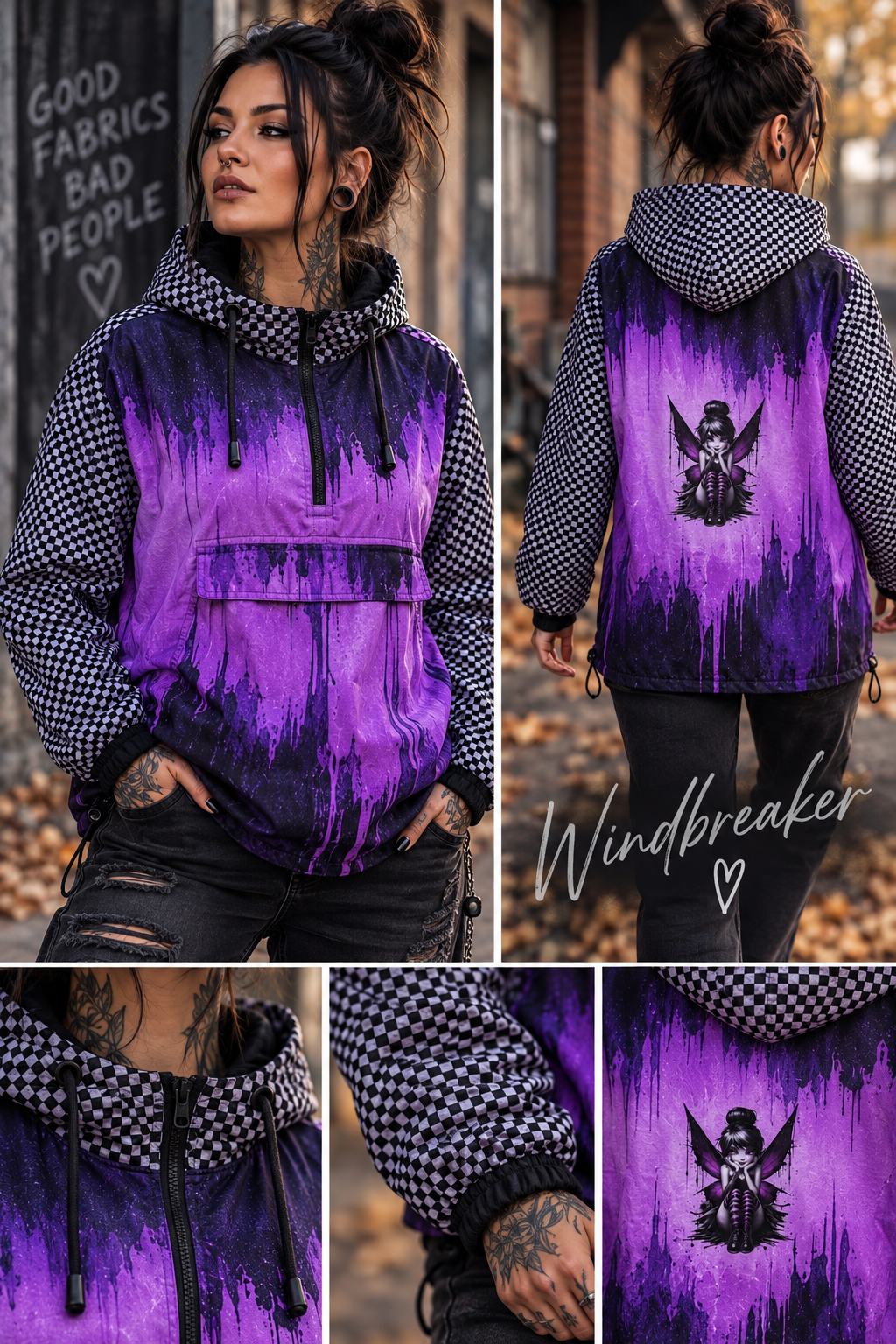 SelbstNäh-SchnäppchenGlück WIndbreaker Fairy tale Größe 2XS bis 5XL