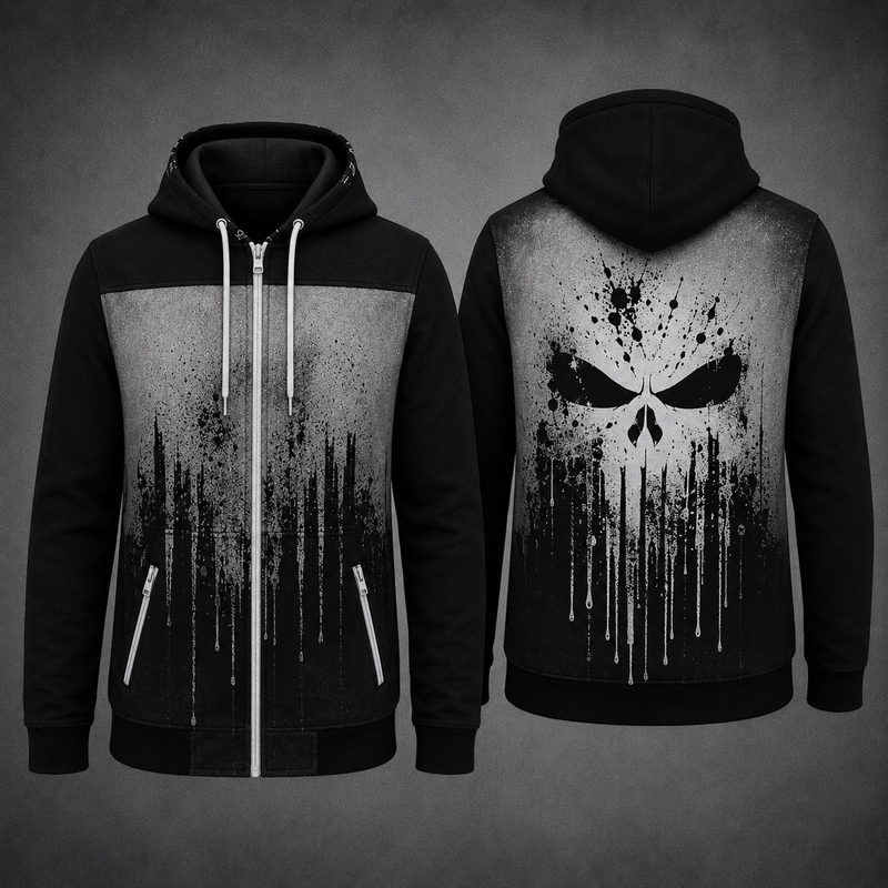 SelbstNäh-SchnäppchenGlück Paco Herren Skull Dripping