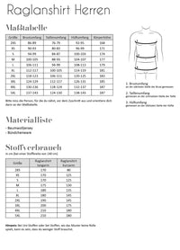 Papierschnittmuster Raglanshirt Herren Fadenkäfer