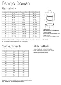 Papierschnittmuster Fennja