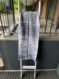 1m Musselin Grit Couture Grau