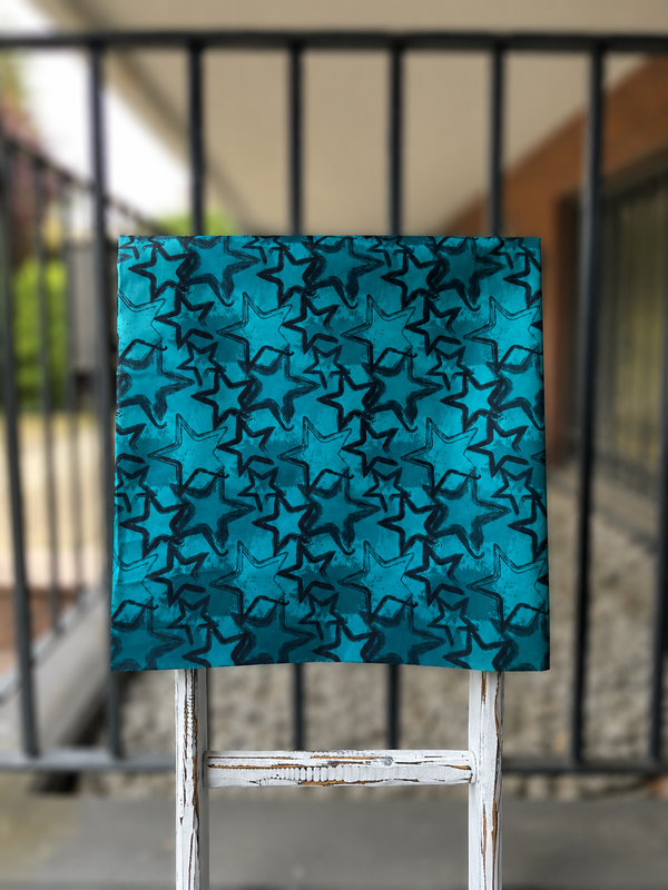 0,5m Grungestars mint wasserabweisender Canvas