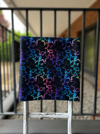 0,5m wasserabweisender Canvas  Grungestars rainbow galaxy