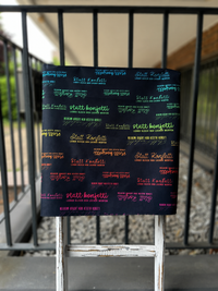 0,5m statt Konfetti Rainbow wasserabweisender Canvas
