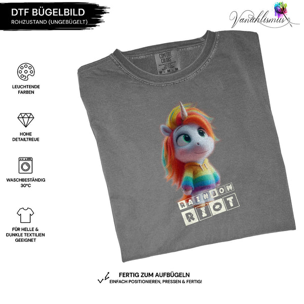 Bügelbild Riot