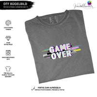 Bügelbild Game Over