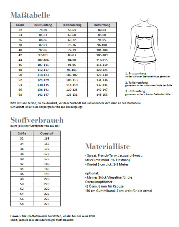 Papierschnittmuster Ruby Fadenkäfer 32 bis 58 – zweites Bild