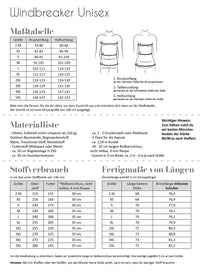 Papierschnittmuster Windbreaker Fadenkäfer 2xs bis 5xl