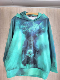 1m Sommersweat "Shadow sorceress" Petrol