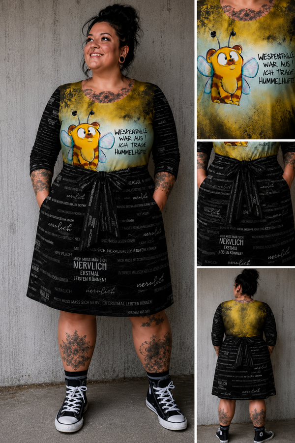 SelbstNäh-SchnäppchenGlück Kleid Easy nervlich bis Größe 58