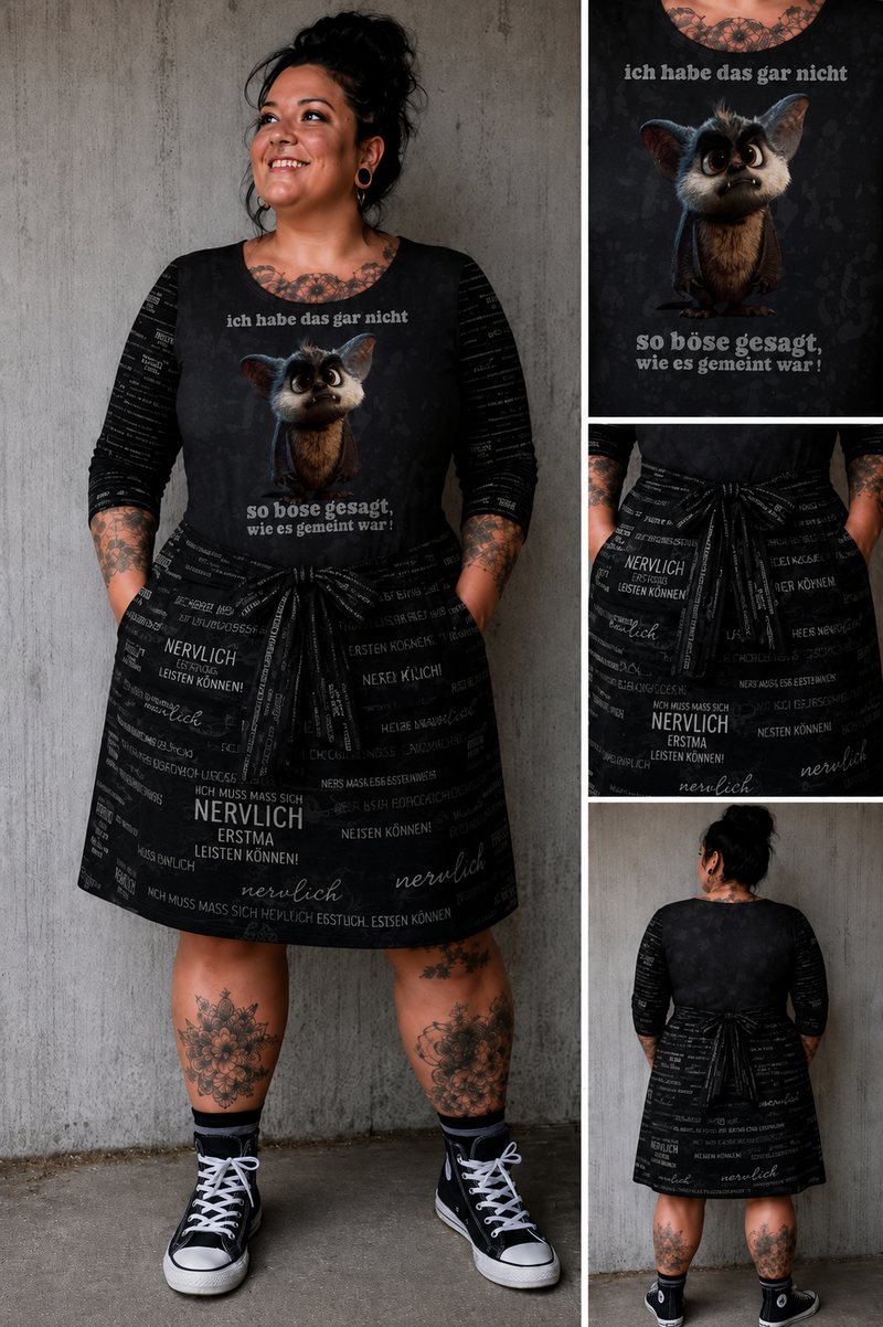 SelbstNäh-SchnäppchenGlück Kleid Easy böse gemeint  bis Größe 58