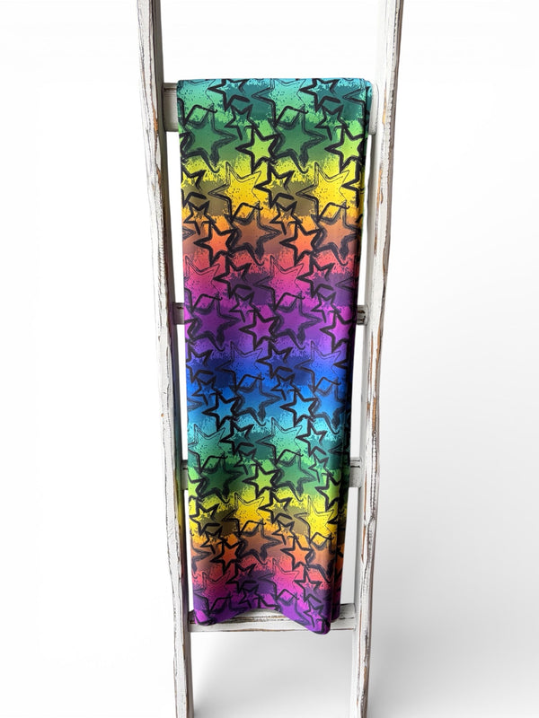 0,5m Grungestars rainbow Bio KuschelSweat