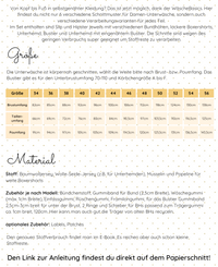 Papierschnittmuster 34 bis 56 WäscheBasics Lotte und Ludwig