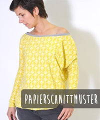 PAPIERSCHNITTMUSTER # 51 Shirt "KALTE.schulter"   Leni pepunkt