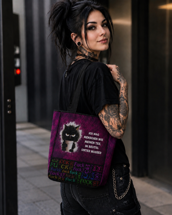 SelbstNäh-SchnäppchenGlück Tasche Böse Katze
