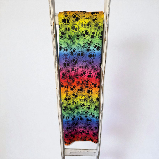 1,40m Rainbow Grunge Skulls Funktionsjersey