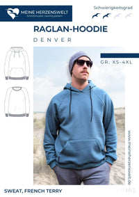 Papierschnittmuster Hoodie Denver Herren