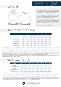 Papierschnittmuster Hoodie Boston Herren
