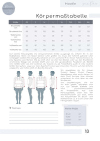 Papierschnittmuster Hoodie Paco Herren