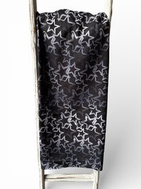 0,5m French Terry Grungestars grau schwarz Verlauf