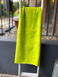 0,5m French Terry Vanählismus Grunge lime
