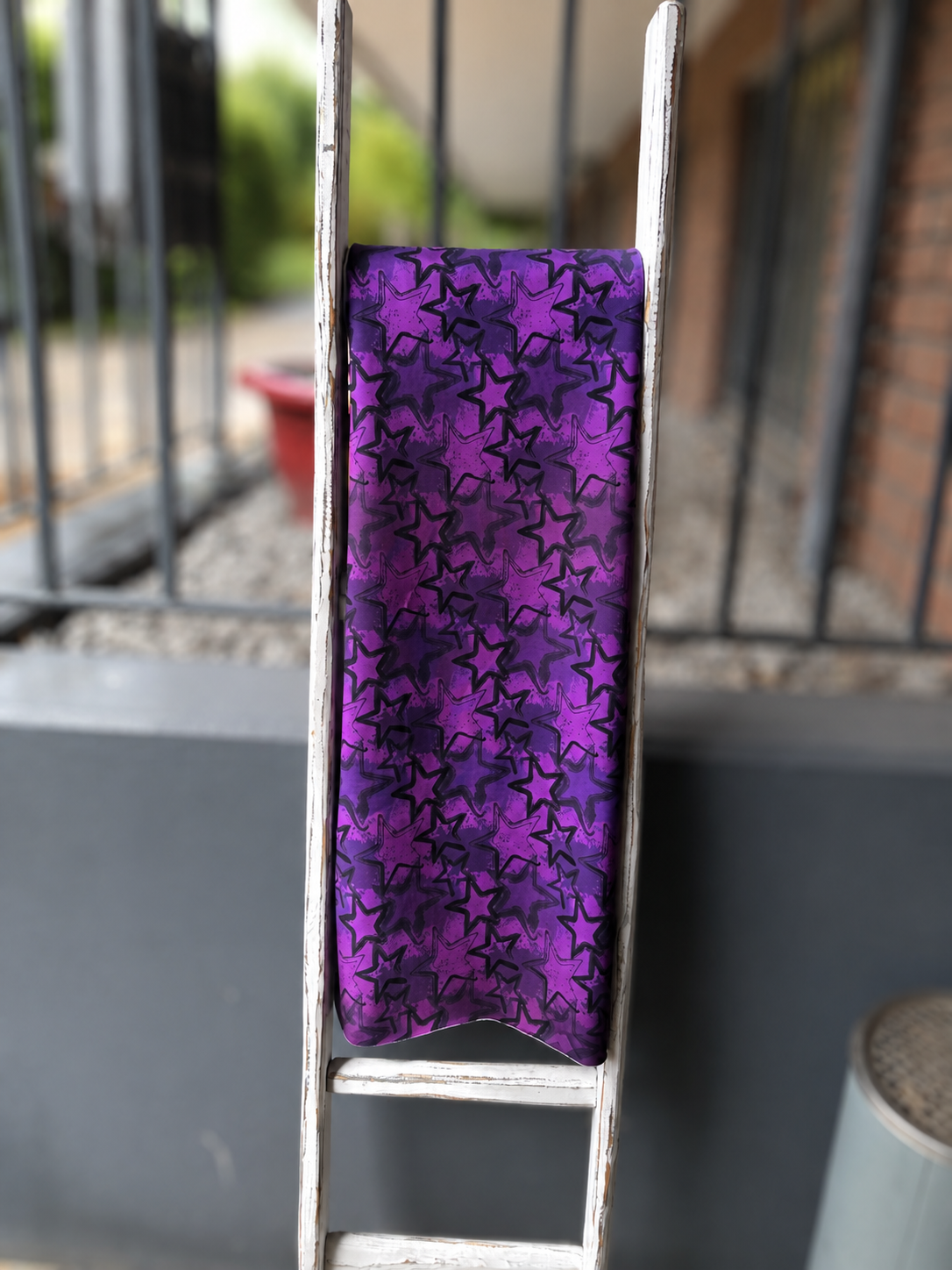 0,5m French Terry Grungestars lila