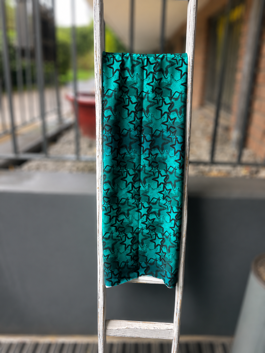 0,5m French Terry Grungestars mint