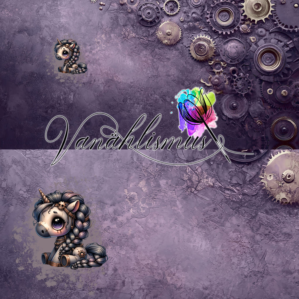 1m Jersey Steampunk Pony