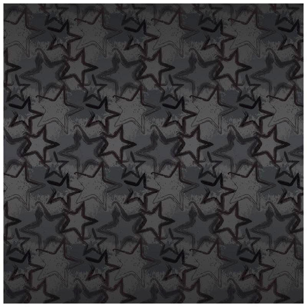 0,5m Grungestars grau wasserabweisender Canvas