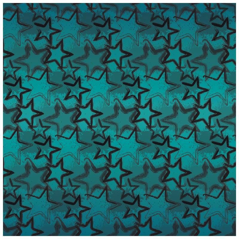 0,5m Grungestars mint wasserabweisender Canvas
