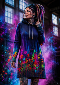 SelbstNäh-SchnäppchenGlück Nieke Skull Flowers 32 bis 58