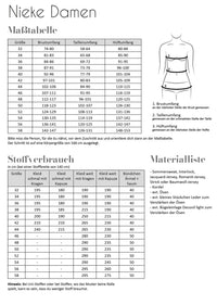 Papierschnittmuster Nieke Damen