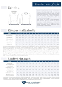 Papierschnittmuster Hoodie Boston Damen