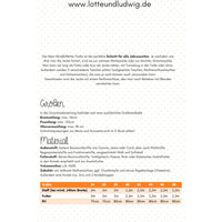 Papierschnittmuster Wind und Wetter Parka 34 bis 48 Lotte und Ludwig