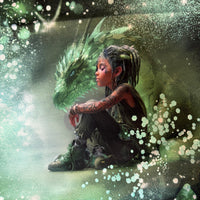 1m Jersey "Girl with Dragon Grün"