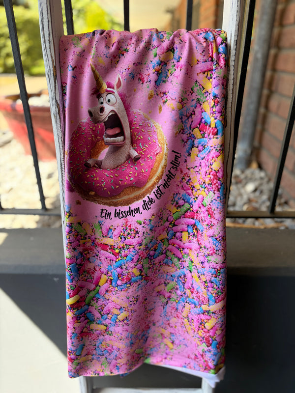 1m Jersey Donut Einhorn