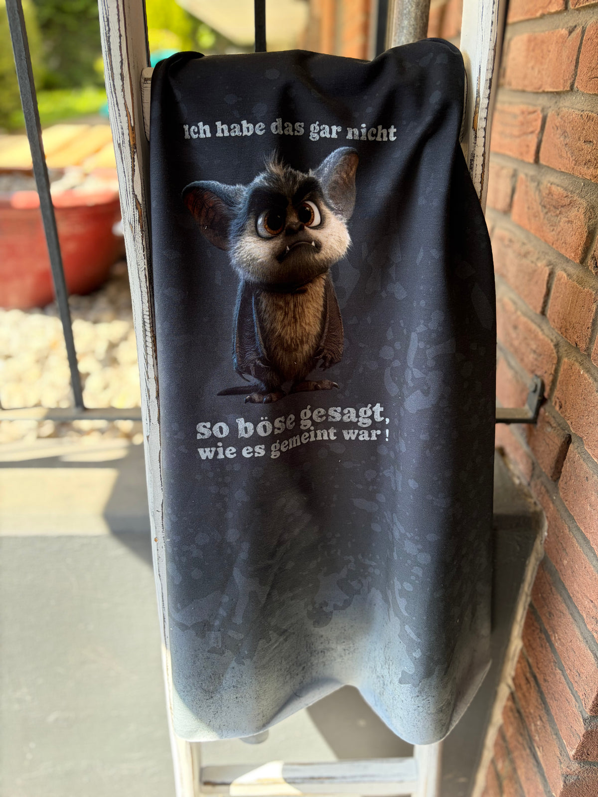 1m Sommersweat Fledermaus ich habe das garnicht so böse gesagt, wie es gemeint war