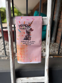 0,5m Einhorn mein Talent? wasserabweisender Canvas