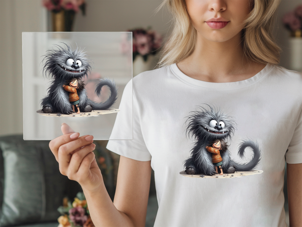 Bügelbild Monsterfreunde