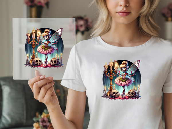 Bügelbild Psycho Fee