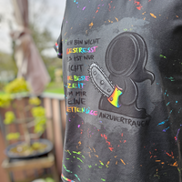 Panel Sommersweat Tödchen Kettensäge Rainbow