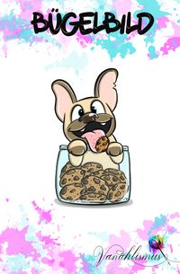 Bügelbild Skully Bully Cookie