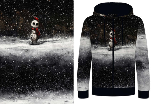 1m Bio Kuschelsweat  "Lonely Snowman"
