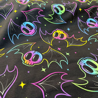 0,5m Skelettfledermäuse Kombi Bio-French terry