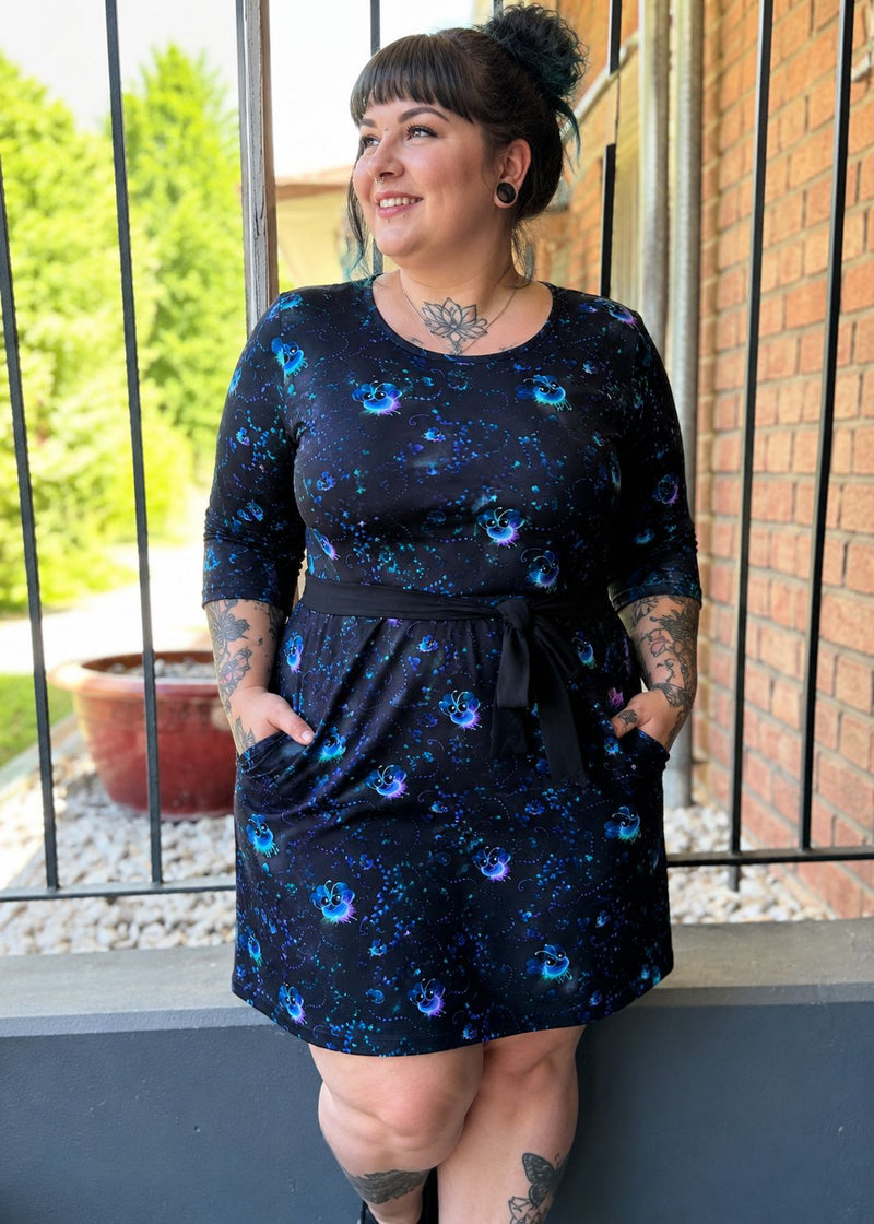 SelbstNäh-SchnäppchenGlück Kleid Mila Glühwürmchen bis Größe 58