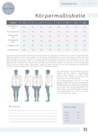 Papierschnittmuster Mein Paco Sweatjacke Herren