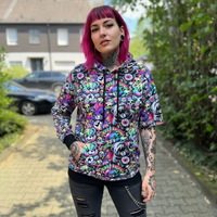 0,5m Sommersweat Punkbärchen Allover