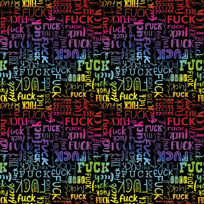 0,5m Bündchen Fuck Rainbow